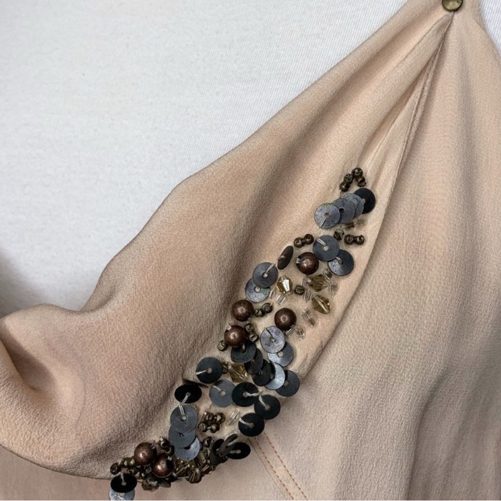 Diesel Silk Beige/Pink Dress - Picture 9 of 16